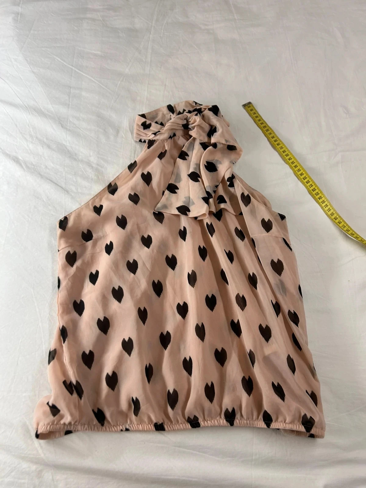 Roze korte top met zwarte motieven h&m divided – photo 2